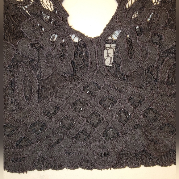 FREE PEOPLE Adella Black Lace Bralette - Picture 5 of 7